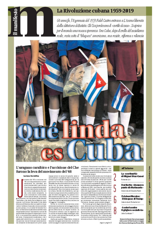 La Rivoluzione cubana speciale 1959-2019