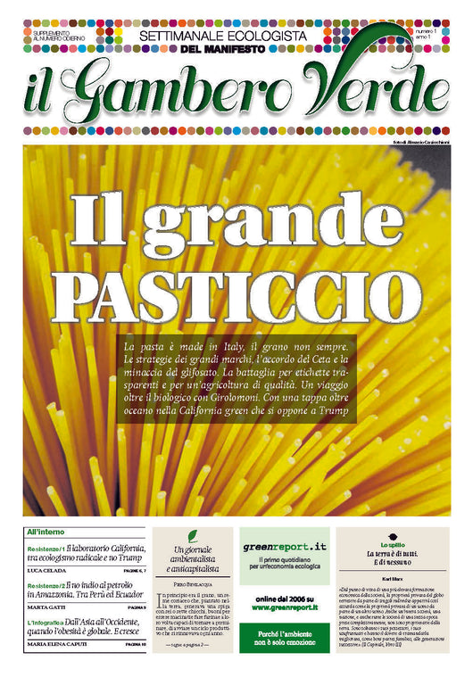 Il Gambero Verde - numero 1 - Il grande pasticcio