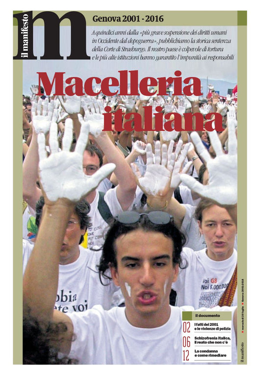 Macelleria italiana - il pdf integrale della sentenza di Strasburgo per le torture al G8 2001