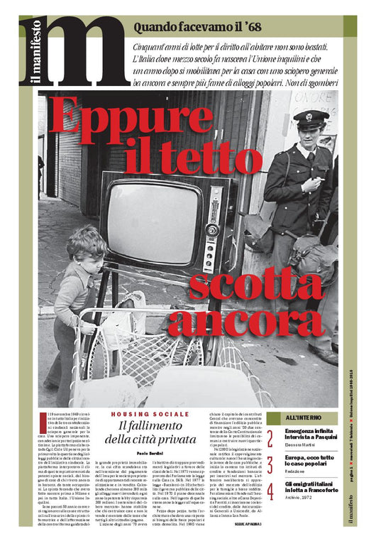 Inserto Unione inquilini 1968-2018