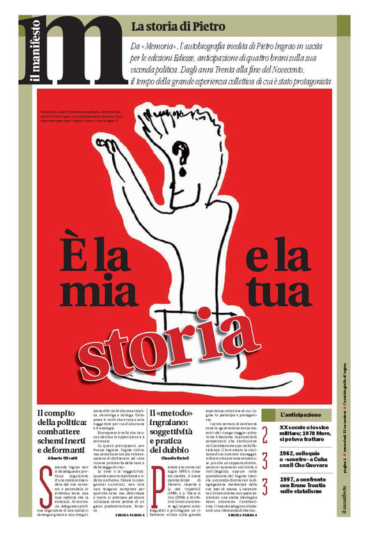 inserto La vita di Pietro Ingrao