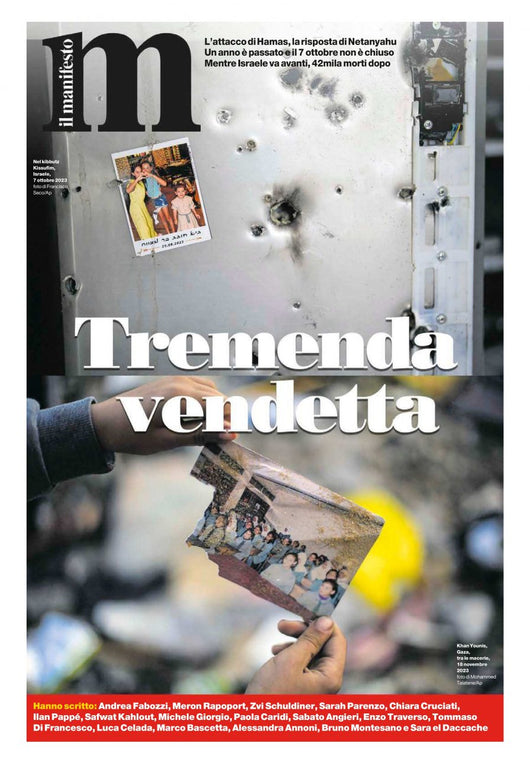 Tremenda vendetta - speciale il manifesto su guerra a Gaza