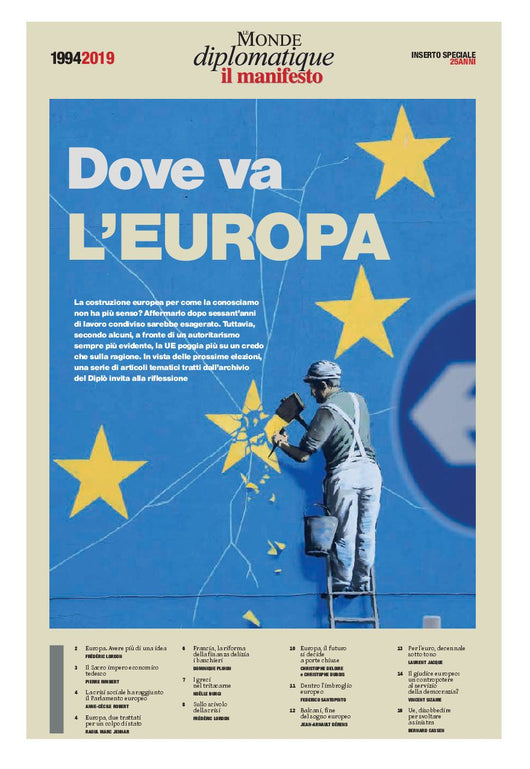 Speciale 25 anni Diplò/il manifesto - Dove va l'Europa