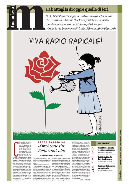 Speciale per Radio Radicale